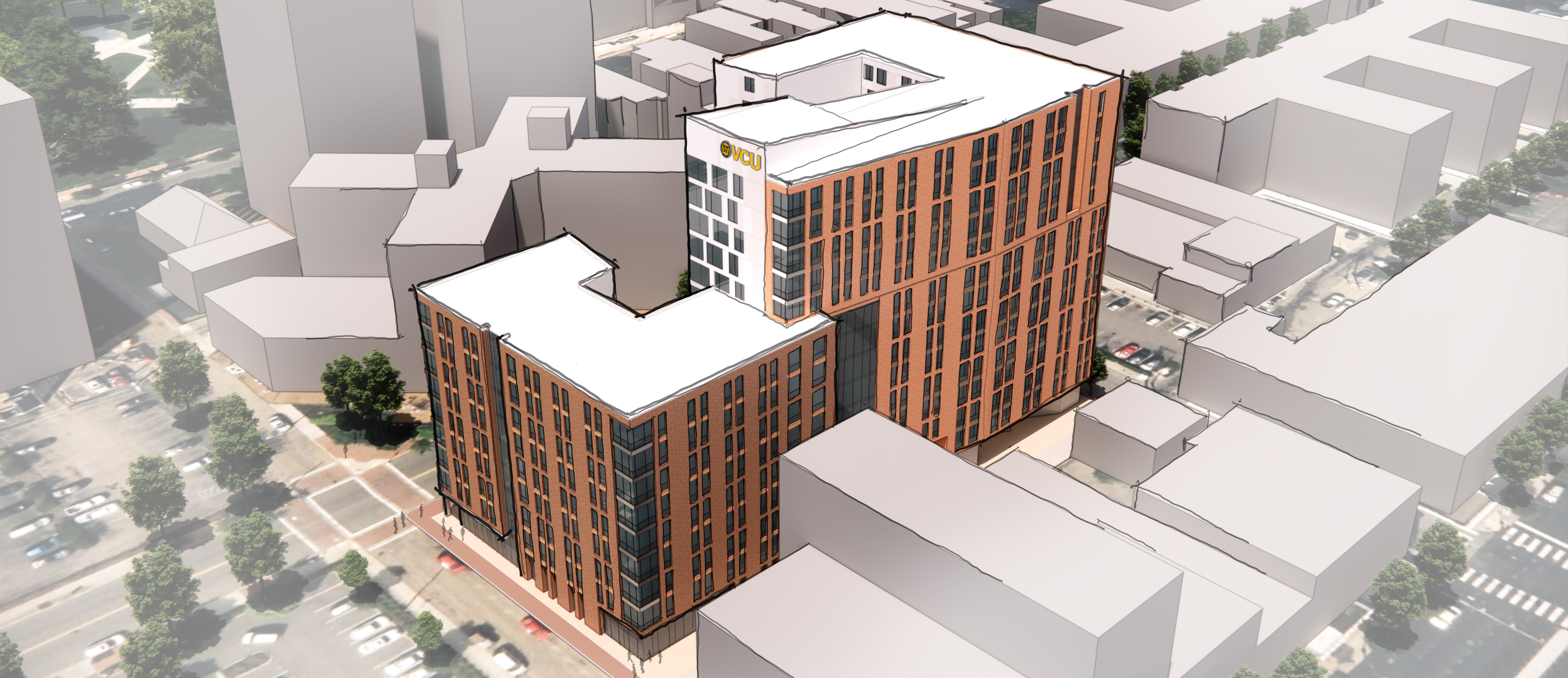 West Grace Street Housing Project rendering