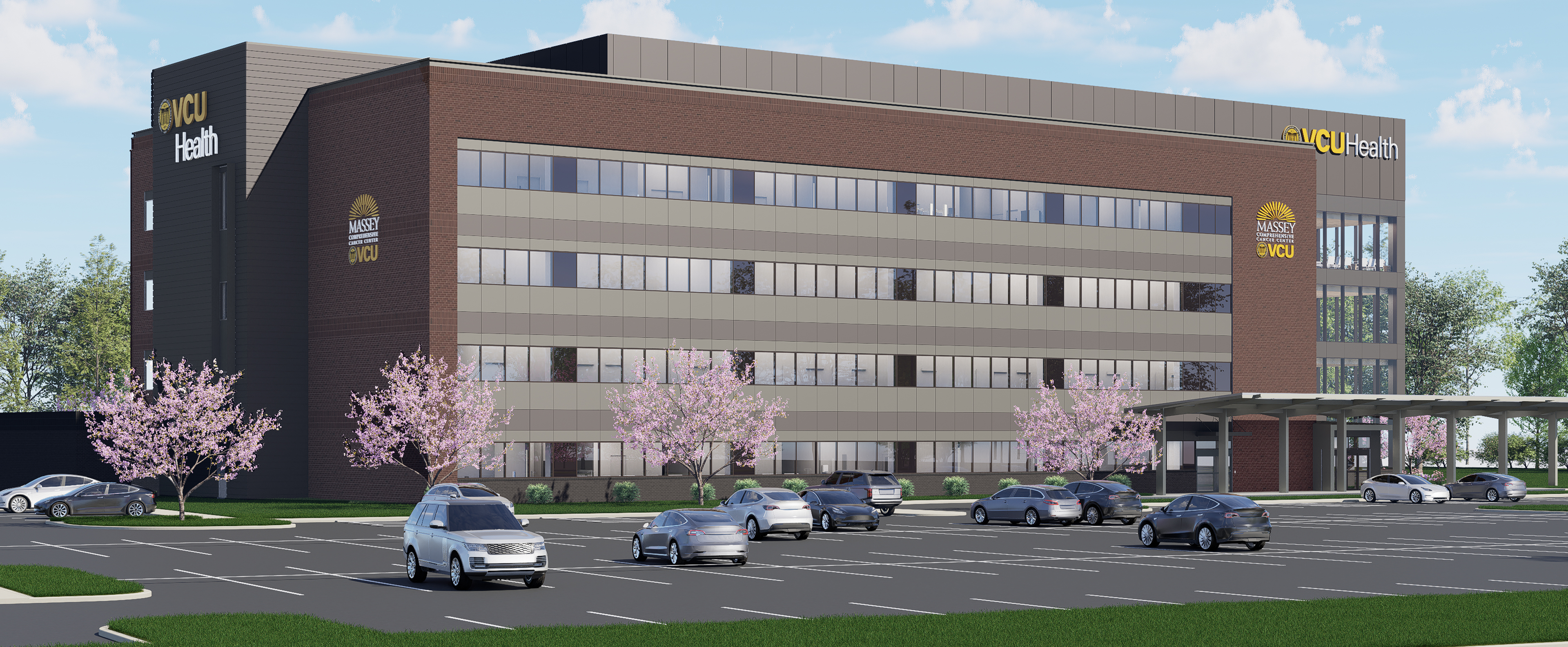 Rendering of Chesterfield Pavilion facade